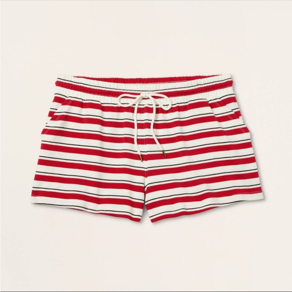 Parke x target collab size small Women’s Red & White Striped Athletic Shorts